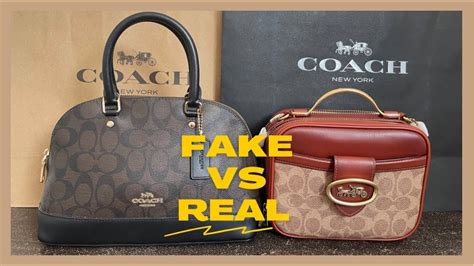 fake coach bag vs original|authentic coach tote bag.